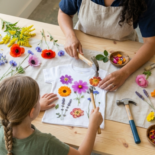 Taller Estampado floral infantil (N.I.)