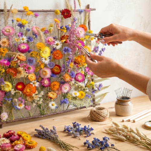 Taller mini panel floral (N.I.)