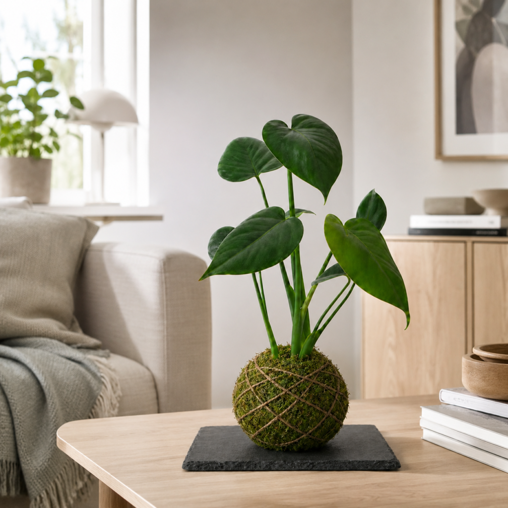Kokedama - Monstera Deliciosa