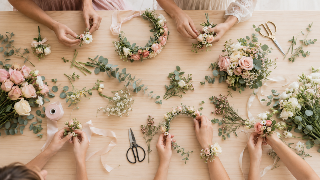 Taller floral pre boda