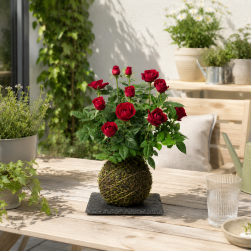 Kokedama - Rosal Rojo