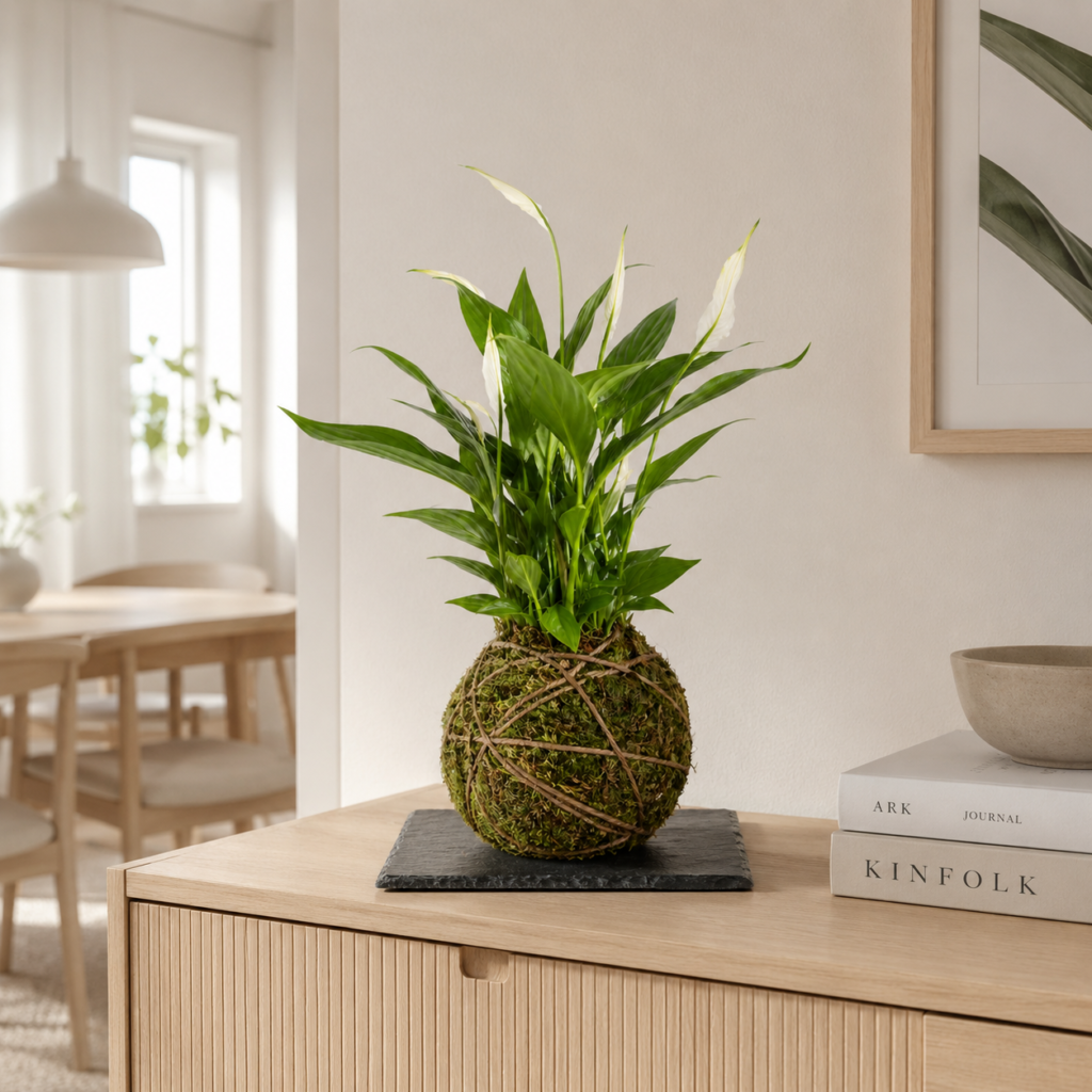 Kokedama - Spathiphyllum